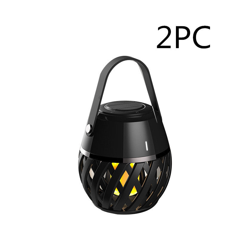 Flame Light Bluetooth Audio Speaker Waterproof Portable Portable Torch Light