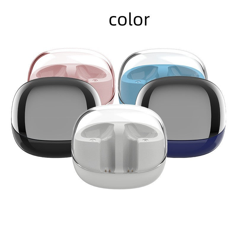 Wireless Bluetooth-compatible Headset Transparent Mini Bin